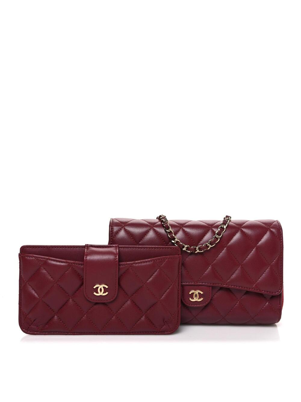 Chanel Lambskin Quilted Phone Holder #321976C34B - Picture 3 of 14